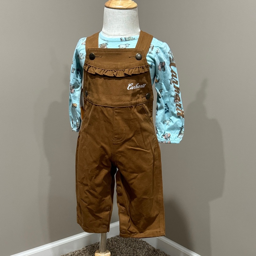 Carhartt Kids Brown Overalls (NWT)